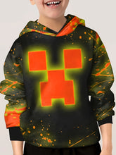 Lade das Bild in den Galerie-Viewer, Minecraft Creeper Hoodies Pullover für Kinder