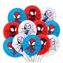 Lade das Bild in den Galerie-Viewer, Buntes Spiderman und Freunde Geburtstags Deko Kindergeburtstag, Feier