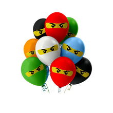 Lade das Bild in den Galerie-Viewer, 12 Stk. Ninjago Luftballons für Geburtstag, Feier etc.