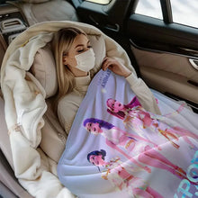 Lade das Bild in den Galerie-Viewer, Flauschige Hunterix K-Pop Demon Hunters Flanelldecken in 31 verschiedenen Motiven