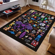 Lade das Bild in den Galerie-Viewer, Minecraft Teppich im Pixel Look - viele Motive