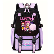 Lade das Bild in den Galerie-Viewer, Kpop Demon Hunter Hunterix Rucksack für Schule, Freizeit etc.