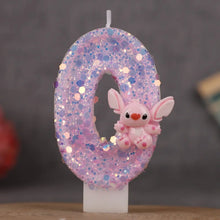 Lade das Bild in den Galerie-Viewer, Pinke Angel und Lilo & Stitch Geburtstagskerzen mit Jahreszahl