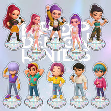 Lade das Bild in den Galerie-Viewer, Huntrix Kpop Demon Hunters Acryl Figuren, Saja, Rumi, Zoey, Derpy,  Jinu, Mira