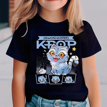 Lade das Bild in den Galerie-Viewer, Cooles Kinder T-Shirt mit Kpop Demon Hunter Motiven