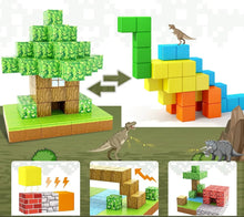 Lade das Bild in den Galerie-Viewer, 100 Stk. Magnet Blöcke Minecraft Spielzeug