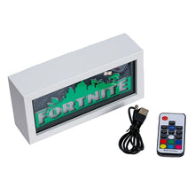 Lade das Bild in den Galerie-Viewer, Stylishe Fortnite Deko Lampe für Tisch, Regal, Gamer