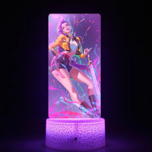 Lade das Bild in den Galerie-Viewer, Kpop Demon Hunters Nachtlichter Deko Lampe mit Zoe Rumi Mira Saja Boys Motiven