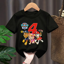 Lade das Bild in den Galerie-Viewer, Paw Patrol Geburtstag T-Shirt – Dein Heldenteam für den großen Tag