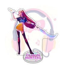 Lade das Bild in den Galerie-Viewer, Stylishe Kpop Demon Hunters Huntrix Acyl Deko Figuren
