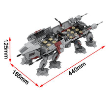 Lade das Bild in den Galerie-Viewer, Star Wars AT-OT Walker Klemm-Baustein Spielzeug Set