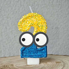 Lade das Bild in den Galerie-Viewer, Minions Geburtstag Kerzen mit Jahreszahl