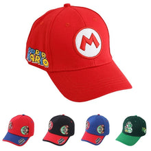 Lade das Bild in den Galerie-Viewer, Super Mario Sonnenschutz Mützen für Kinder