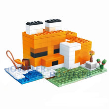 Lade das Bild in den Galerie-Viewer, Minecraft The Foxs Lodge Haus Klemm-Baustein Spielzeug
