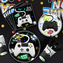 Lade das Bild in den Galerie-Viewer, Videogamer Gamer Geburtstagsdeko Set mit 140 Teilen