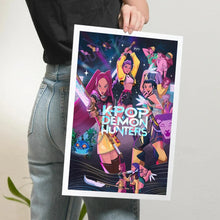 Lade das Bild in den Galerie-Viewer, KPop Demon Hunters Poster Kunstdruck Hunterix Wandposter Deko