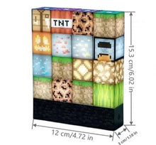 Lade das Bild in den Galerie-Viewer, Minecraft Block Lampe Nachtlicht Deko