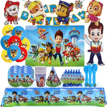 Lade das Bild in den Galerie-Viewer, Paw Patrol Geburtstags Deko Kuchen Topper, Luftballons, Geschenkboxen etc.