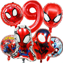 Lade das Bild in den Galerie-Viewer, Buntes Spiderman und Freunde Geburtstags Deko Kindergeburtstag, Feier