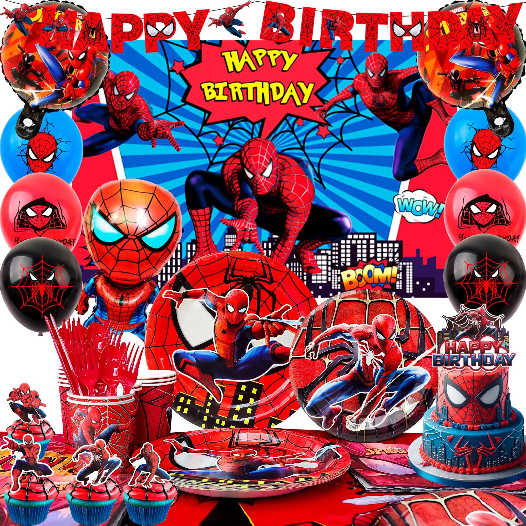 Faszinierend Spiderman Deko Geburtstag Bild