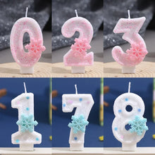 Lade das Bild in den Galerie-Viewer, Die Eiskönigin Frozen Geburtstagskerzen Kindergeburtstag mit Jahreszahl