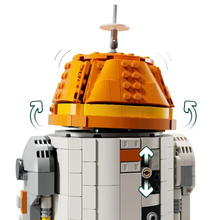 Lade das Bild in den Galerie-Viewer, Ahsoka Astromech-Droide Chopper (C1-10P) Star Wars Spielzeug Figur Kompatibel mit 75416