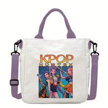 Lade das Bild in den Galerie-Viewer, K-Pop Demon Hunters Canvas Tasche