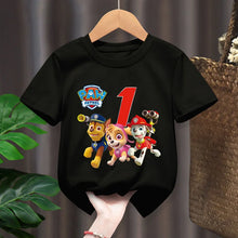 Lade das Bild in den Galerie-Viewer, Paw Patrol Geburtstag T-Shirt – Dein Heldenteam für den großen Tag