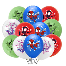 Lade das Bild in den Galerie-Viewer, Buntes Spiderman und Freunde Geburtstags Deko Kindergeburtstag, Feier