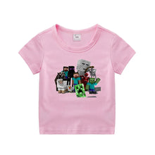 Lade das Bild in den Galerie-Viewer, Minecraft Kinder T-Shirts - viele Motive
