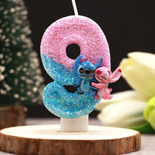 Lade das Bild in den Galerie-Viewer, Lilo und Stitch Geburtstagskerze mit Alter