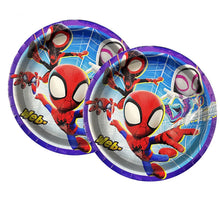 Lade das Bild in den Galerie-Viewer, Buntes Spiderman und Freunde Geburtstags Deko Kindergeburtstag, Feier