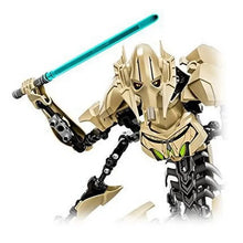 Lade das Bild in den Galerie-Viewer, Star Wars General Grievous mit Lichtschwerter Baustein Figur (ca. 32cm)