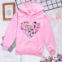 Lade das Bild in den Galerie-Viewer, Niedlicher Hunterx Kpop Demon Hunter Kapuzenhoodie Pullover für Kinder