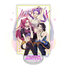 Lade das Bild in den Galerie-Viewer, Stylishe Kpop Demon Hunters Huntrix Acyl Deko Figuren