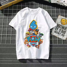 Lade das Bild in den Galerie-Viewer, Happy Birthday Paw Patrol T-Shirts für Kinder mit Jahreszahl