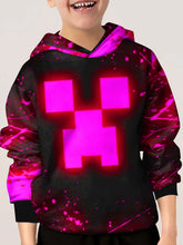 Lade das Bild in den Galerie-Viewer, Minecraft Creeper Hoodies Pullover für Kinder