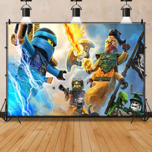 Lade das Bild in den Galerie-Viewer, Ninjago Große Poster für Deko, Feier, Geburtstag in vielen Motiven