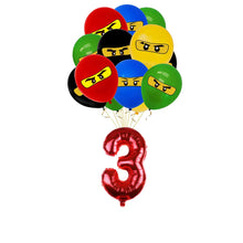 Lade das Bild in den Galerie-Viewer, Ninjago Kindergeburtstag Deko - Banner, Teller, Becher etc.