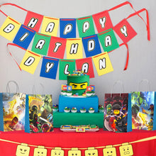 Lade das Bild in den Galerie-Viewer, 16 Stk. Ninja Go-Party Geschenktüten