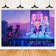 Lade das Bild in den Galerie-Viewer, HUNTR/X KPop Demon Hunters Feier Party Große Poster für Geburtstag etc.