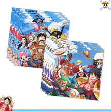 Lade das Bild in den Galerie-Viewer, One Piece Luffy Geburtstags Deko Teller, Becher, Ballons uvm.