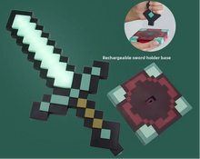 Lade das Bild in den Galerie-Viewer, Minecaft Diamonten Schwert mit Licht und Farbwechsel oder Sound Funktion
