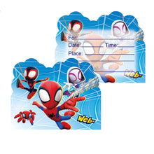 Lade das Bild in den Galerie-Viewer, Buntes Spiderman und Freunde Geburtstags Deko Kindergeburtstag, Feier