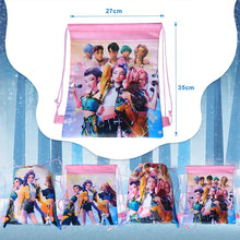 Lade das Bild in den Galerie-Viewer, Hunterx Kpop Demon Hunters Kordeltasche mit Zoey, Rumi, Mira Motiv