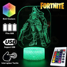 Lade das Bild in den Galerie-Viewer, Fortnite 3D Nachtlichter in vielen Motiven