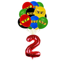 Lade das Bild in den Galerie-Viewer, Ninjago Kindergeburtstag Deko - Banner, Teller, Becher etc.