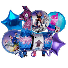 Lade das Bild in den Galerie-Viewer, Buntes Fortnite Happy Birthday Ballon Set für Geburtstag, Kindergeburtstag