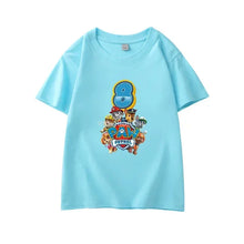 Lade das Bild in den Galerie-Viewer, Happy Birthday Paw Patrol T-Shirts für Kinder mit Jahreszahl
