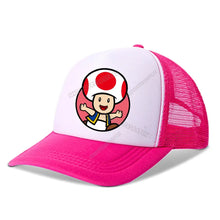 Lade das Bild in den Galerie-Viewer, Tolle Super Mario Baseball Sommer Baseball Caps Mützen für Kinder oder Erwachsene